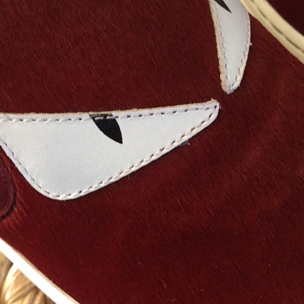 ❤️Sold!❤️ Fendi Monster Calf Hair Sneakers - Picture 7 of 8
